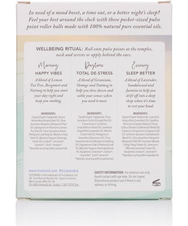 Tisserand Aromatherapy - The Little Box of Wellbeing - Happy Vibes Total De-Stress Sleep Better - 100% Natural Pure Essential Oils - 3x10ml 30 ml (Pack of 1) Wellbeing - Buy Online on GoSupps.com