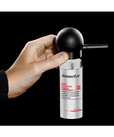 Immetee Hair Fibers Pump Applicator | Black Spray Nozzle for Effortless Hair Thickening - Buy Online on GoSupps.com