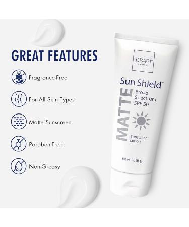 Obagi Skincare Essentials Set | Professional-C Serum Sun Shield SPF 50 360 Retinol Cream - Best International Shipping - Buy Online on GoSupps.com