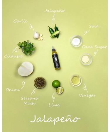 Heartbeat Hot Sauce - Green Jalapeno 177ml (3 bottles) Green Jalapeno 177 ml (Pack of 3) - Buy Online on GoSupps.com