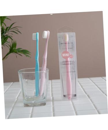 HOMSFOU 2pcs Nano Ultrafine Soft Toothbrush Set - Gentle Care for Pregnant Women - International Shipping Available - Buy Online on GoSupps.com