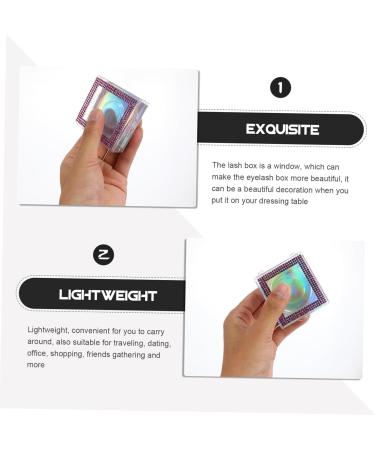 2pi ces Bo te De Rangement Pour Faux Avec Tray Bo te Rhinestone Et Couvercle Transparent Pour yelash Pratique Pour Voyage Et Bureau - Buy Online on GoSupps.com