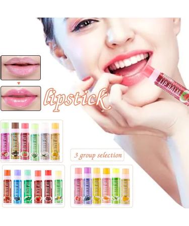 BYYLECL 6 Pack Lip Balm Fruit Flavor Moisturizing Nourishing Lips Balm for Girls Women - Buy Online on GoSupps.com