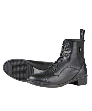 Saxon. Ladies Syntovia Lace Paddock Boots Black 11