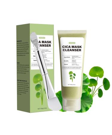 Generisch Centella Mask Cleanser 2 in 1 Exfoliating Facial Cleanser Deep Pore Cleaning Soothing Skin Removes Impurities Facial Oil Suitable for All Skin Types 1 Unit