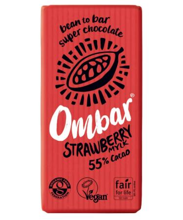 OMBAR Ombar Raw Chocolate | Strawberry Mylk | 5 x 35g