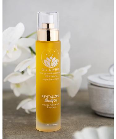 Revitalizing Body Oil - Intense Antioxidant Treatment 3.4 Fl Oz Jasmine Oil and Neroli Oil