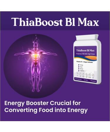 Thiamine 500 mg Mega Dose ThiaSoothe High-Potency Vitamin B1 and Ginger Supplement for Full-Spectrum Wellness (hcl not Cheap ntirate) (90) - Buy Online on GoSupps.com
