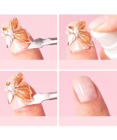 Solid Gel Nail Glue Strong Gel Nail Glue | Effective strong glue for nail tips | Pressure-activated nail remover spray soft and strong gel nail glue for false nails - Buy Online on GoSupps.com