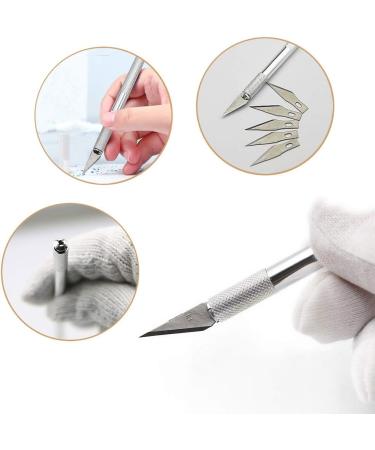 Comidox Stainless Steel Precision Carving Cutter Craft Knife Set for Phone PC Tablet Drone Repair DIY Art Work - Buy Online on GoSupps.com