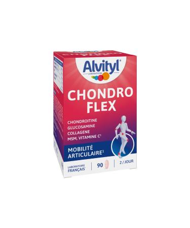 ALVITYL - Chondroflex - FORMAT x90 - Mobilit articulaire - 45 jours de prise renouvelable Chondroflex - Glucosamine + Chondro tine + Collag ne Type II + MSM + Vitamine C 90 comprim s