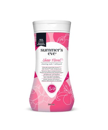 Summer's Eve Cleansing Wash Sheer Floral Scent 266ml Sheer Floral 266 ml (Pack of 1)
