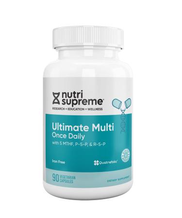 Nutri Supreme Ultimate Multivitamin for Men and Women with Over 20 Vitamins and Minerals Daily Nutritional Supplement for Immune Support Kosher Vegetarian 90 Day Supply
