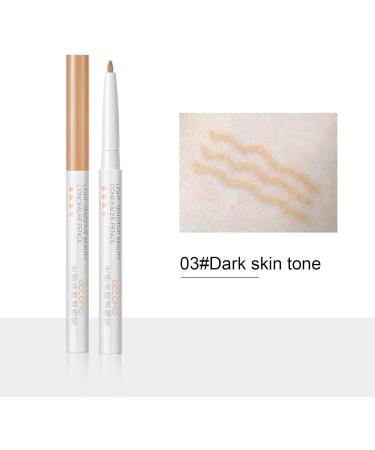 Waterproof Eyebrow Concealer Pencil Concealer for Coverage Foundation Cream Long-Lasting Smoothing Moisturizing 3 Colors Dtt - Buy Online on GoSupps.com