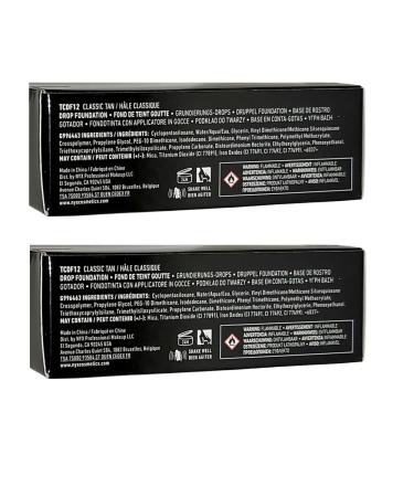 NYX Total Control Drop Foundation Classic Tan TCDF12 - Pack of 2 | Shop Now - Buy Online on GoSupps.com