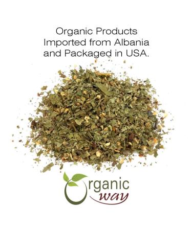 Organic Way Hawthorn Leaf and Flower Whole (Crataegus monogyna) - Herbal Tea | European Wild-Harvest | Organic Kosher & USDA Certified | Non GMO & Gluten Free | Origin - Albania (1 LBS / 16 Oz) - Buy Online on GoSupps.com