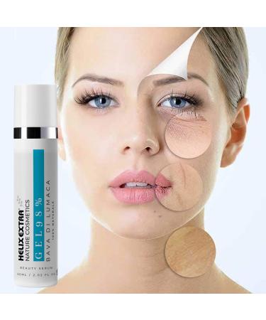  helixextra Helix Extra 98% Pure Snail Slime Gel Acne Adjuvant Scars Wrinkles Stretch Marks 100% Made in Italy 60 ml - Buy Online on GoSupps.com