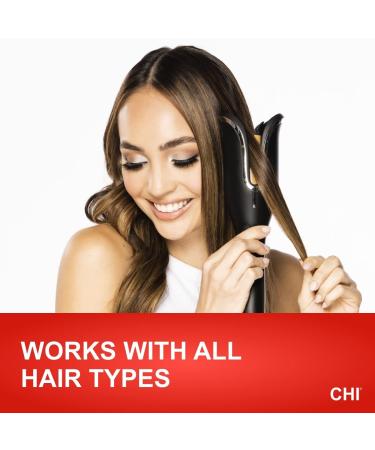 CHI Spin N Curl Curling Iron & Chi Silk Infusion Kit - Black | Packaging May Vary - Buy Online on GoSupps.com