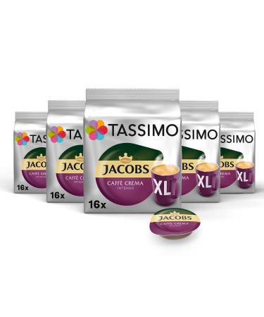 Buy Tassimo Capsules Jacobs Caff Crema Intenseo XL & Morning Caf - 80 & 105 Coffee Capsules Bundle | International Shipping - Buy Online on GoSupps.com