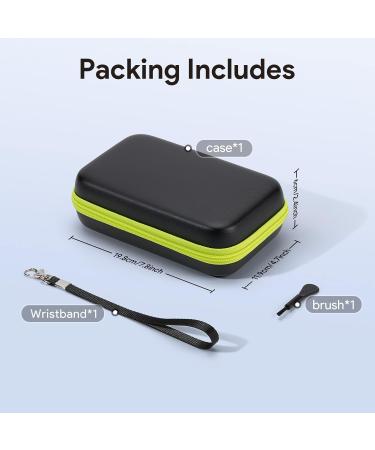 Case for O Blade QP2630 QP2520 QP2620 QP2734 QP6530 O Blade 360 & O Blade Pro Electric Face Body Trimmer and Guide Comb Guard Replacement Heads Shaver Razor Travel Case Green - Buy Online on GoSupps.com