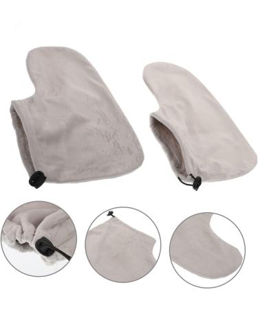 Healeved 1 Pair Wax Therapy Warm Foot Cover Hands Paraffin Wax Socks Karite Foot Skin Care Foot Therapy Warming Cover Beauty Wax Therapy Foot Wrapping Cover Practical Foot Spa Wrap Plush - Buy Online on GoSupps.com
