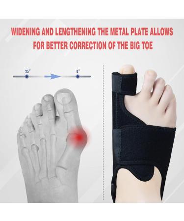 Adjustable Bunion Corrector - Big Toe Straightener & Splint for Hallux Valgus Relief | Comfortable & Breathable for Men & Women - Buy Online on GoSupps.com