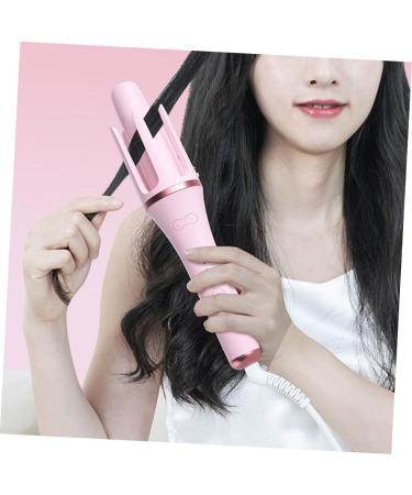 NOLITOY 2pcs Fully Automatic Hair Curling Iron Tool Straightener Hair Curler Hair Rollers Pink Abs 32.50X5.50X5.50CMx2pcs Pinkx2pcs - Buy Online on GoSupps.com