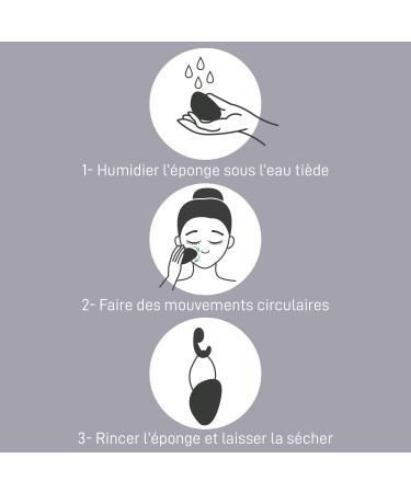 Konjac Face Sponge with Activated Charcoal Natural Exfoliation & Deep Cleansing | International Shipping Available - Buy Online on GoSupps.com