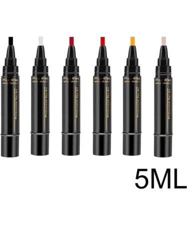  Yugugomo Gel nail pens nail art pens quick-drying 6 colors not UV gel nail polish DIY pencils manicure aid - Buy Online on GoSupps.com