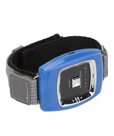 Anti Snoring Device Wrist Type Smart Snore Watch Electric Portable Sleep Aid Device Anti Snoring Watch 3 Modes (Blue)