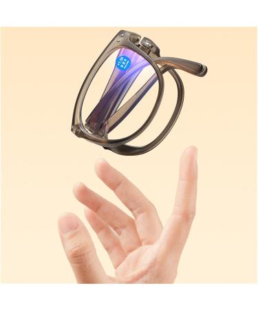 Stylish Anti-Blue Light Folding Glasses for Women - 6105 Black Frame - 2.50 Reading Glasses - Buy Online on GoSupps.com