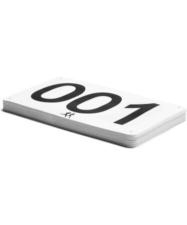 Juvale Marathon Racing Bibs - Numbered 1-100, White (7x4 Inches, Pack of 100) - Buy Online on GoSupps.com