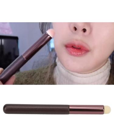 Verdant Touch Smudge Brush Round Lip Brush Portable Makeup Brush with Synthetic Fiber Soft Bristles Delicate Concealer Smudge Brush Multipurpose Lipstick Tool - Buy Online on GoSupps.com
