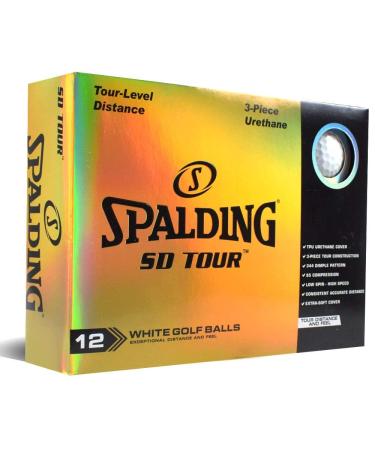 Spalding SD Tour Golf Balls White