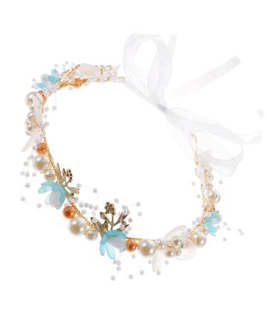 Lifkomes 3-Pack Floral Headband Hair Accessories for Girls | Wedding Flower Girl Headdress & Crown - Buy Online on GoSupps.com