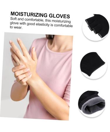 FOMIYES 4 Pairs Half Finger Moisturizing Gloves Gel Gloves Half Finger Touch Screen Gloves Cosmetic Gloves Half Finger Gloves Womens Glives Miss Dry Hands Plant Essential Oil Apparel - Buy Online on GoSupps.com
