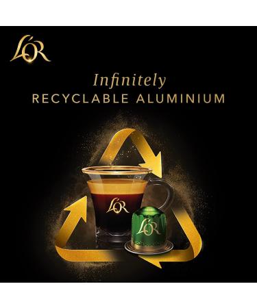 L OR BARISTA Double Ristretto XXL Aluminium Coffee Capsules (5 X 10 Pods) Intensity 11 - Buy Online on GoSupps.com