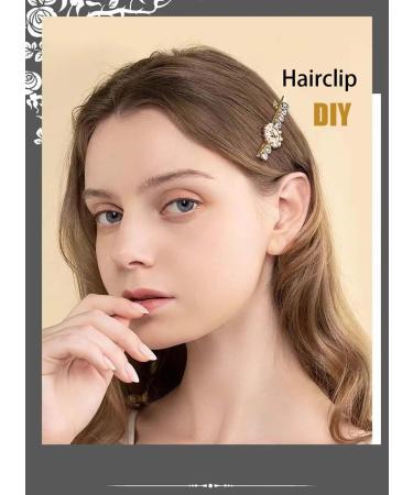 Golden Square Hair Clips for Thick Hair - 20 Pack Gothic Gold-Colored Hairpins (6.5 cm) for Women & Children - Buy Online on GoSupps.com