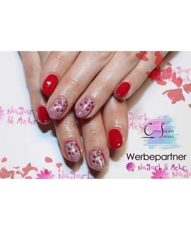 Buy N+M 'FANCY' Holographic Glitter UV Gel 4ml - HOLO-STARS 04 Red | Made in Germany | International Shipping Available - Buy Online on GoSupps.com