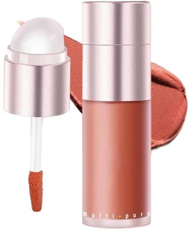 Cream Blush | Liquid Stick Lip And Cheek Eyeshadow | Cosmetic Double Nozzle Long Lasting For Women Girls | Travel School Birthday Party Holiday Christmas Wedding - Buy Online on GoSupps.com