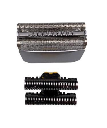 Trade-Shop Trade-Shop Razor Foil Combo Pack Blade Block Compatible with Braun 51B 51S 65751704:Type 5751-550cc-4 Series 5 C&R 5759 65751