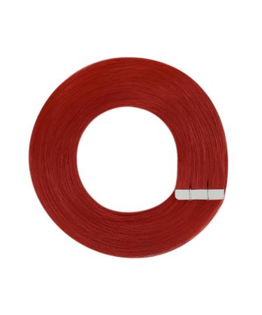 Youngsee Red Tape In Extensions - 50cm Real Hair 10 Pcs Smooth & Invisible Colored Hair Extensions - Buy Online on GoSupps.com
