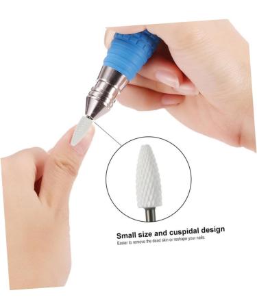 POPETPOP Electric Nail File Nail Carbide Drill Bits Shower Wash Basket Brocas Para Hair Claws with Hair Red Alloy Grinding Head Tungsten Carbide Nail Drill - Buy Online on GoSupps.com