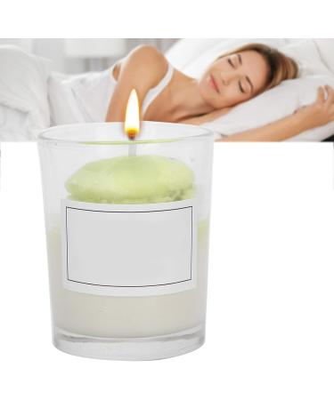 Cute Portable Aromatherapy Candle in Glass Cup - Scented Gift for Women & Men | Home Decor Essential (Green - Buy Online on GoSupps.com