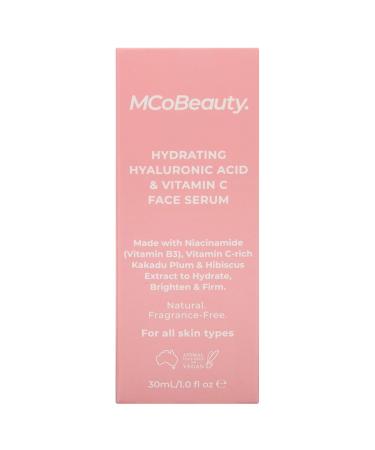 MCoBeauty Hydrating Hyaluronic Acid & Vitamin C Serum | Anti-Aging Vegan & Cruelty-Free | Boost Hydration & Brightness - International Shipping - Buy Online on GoSupps.com