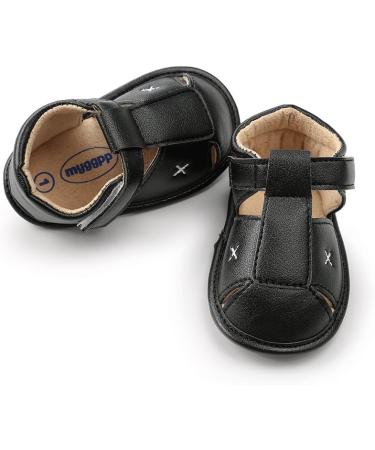 MK MATT KEELY Baby Boys Soft Sole Sandals | 3-6 Months | Black - Buy Online on GoSupps.com