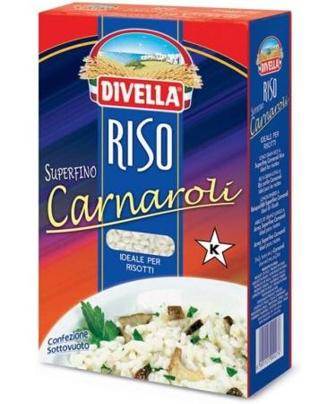 Divella Riz Carnaroli Rice Lot of 5 grains of super fine rice ideal for risottos sous vide packaging of 1 kg + 1 bag of free Felce Azzurra talc 100 g bag - Buy Online on GoSupps.com