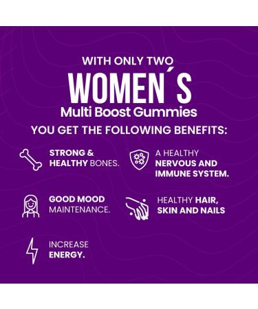 Multivitamin for Women - 60 Multivitamin Gummies - Vitamins for Women - Natural Fruit Flavor - Gluten Free & Non GMO 60 Count (Pack of 1) - Buy Online on GoSupps.com