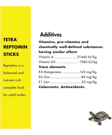 Tetra Turtle Food ReptoMin Complete Food for Water Turtles 100 ml 22 g (Pack of 1) - Buy Online on GoSupps.com