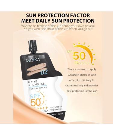 Liquid Foundation with Full Coverage Matte Finish Long Lasting and Waterproof (04 10ml Travel Size) 10 ml (Pack of 1) 04 - Buy Online on GoSupps.com
